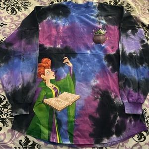 DISNEY HOCUS POCUS SPIRIT JERSEY ADULT M TONIGHT WE FLY SANDERSON SISTERS BNWT
